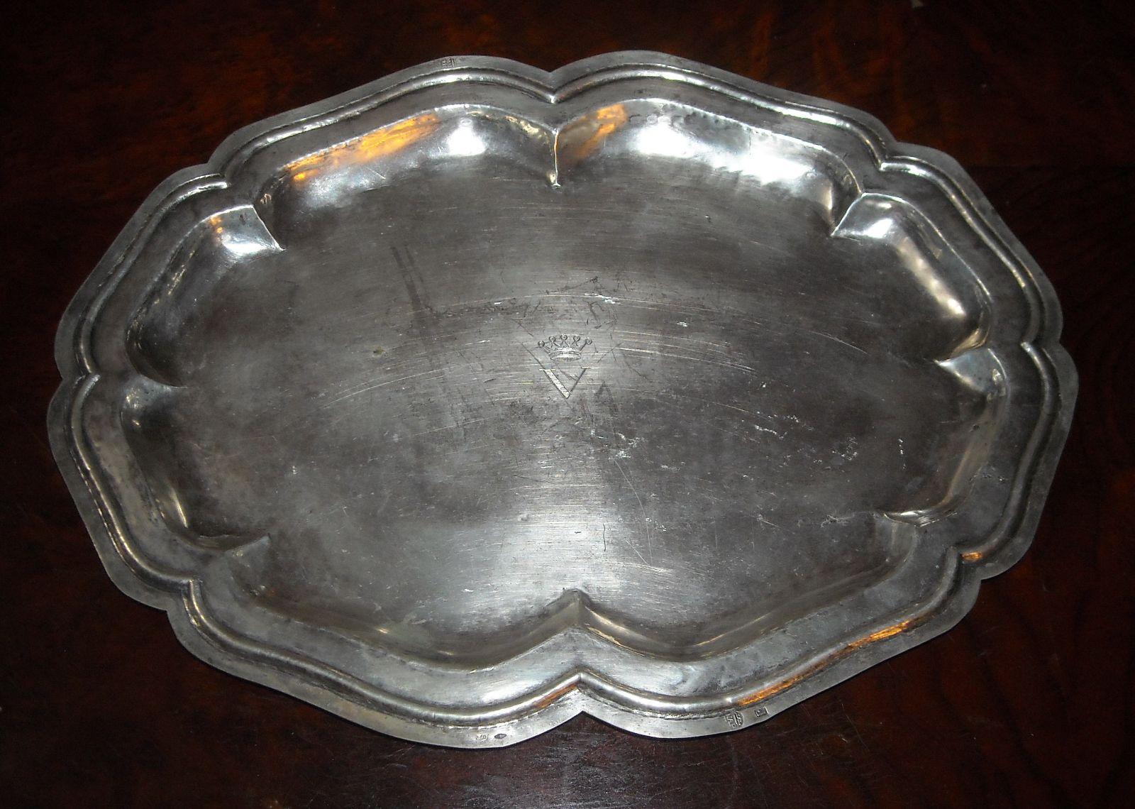 Nobilta, Napoli, Puglia, Argenteria Di Famiglia, Stemma Araldico, Decorativo Piatto immagine 4