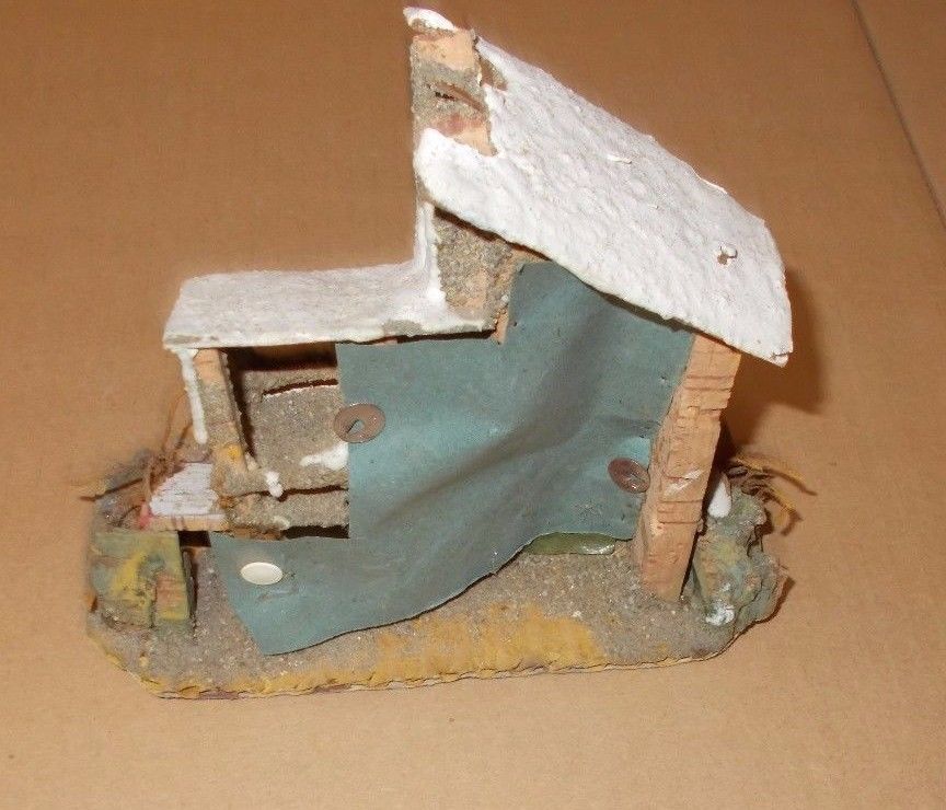 Presepe, Natale, Albero, Costruzioni, Utile Accessorio, Da Collezione, Casetta Rustica immagine 2