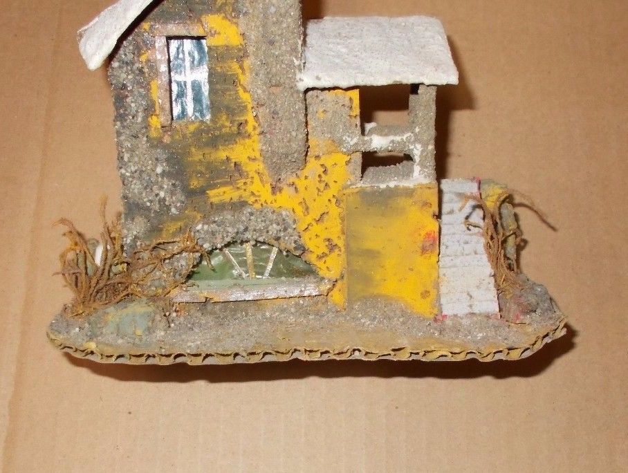 Presepe, Natale, Albero, Costruzioni, Utile Accessorio, Da Collezione, Casetta Rustica immagine 4