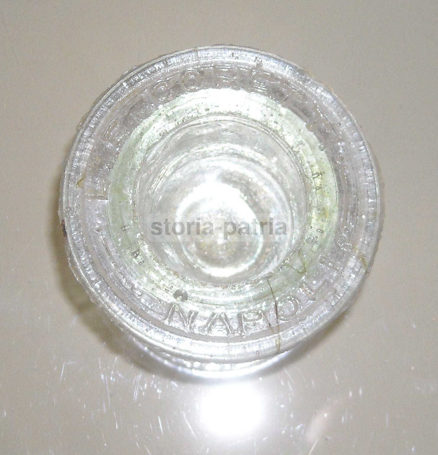 Scrittura, Penne, Oggetti Da Scrivania, Calamaio Pubblicitario, Vetro, Coretti, Napoli immagine 2