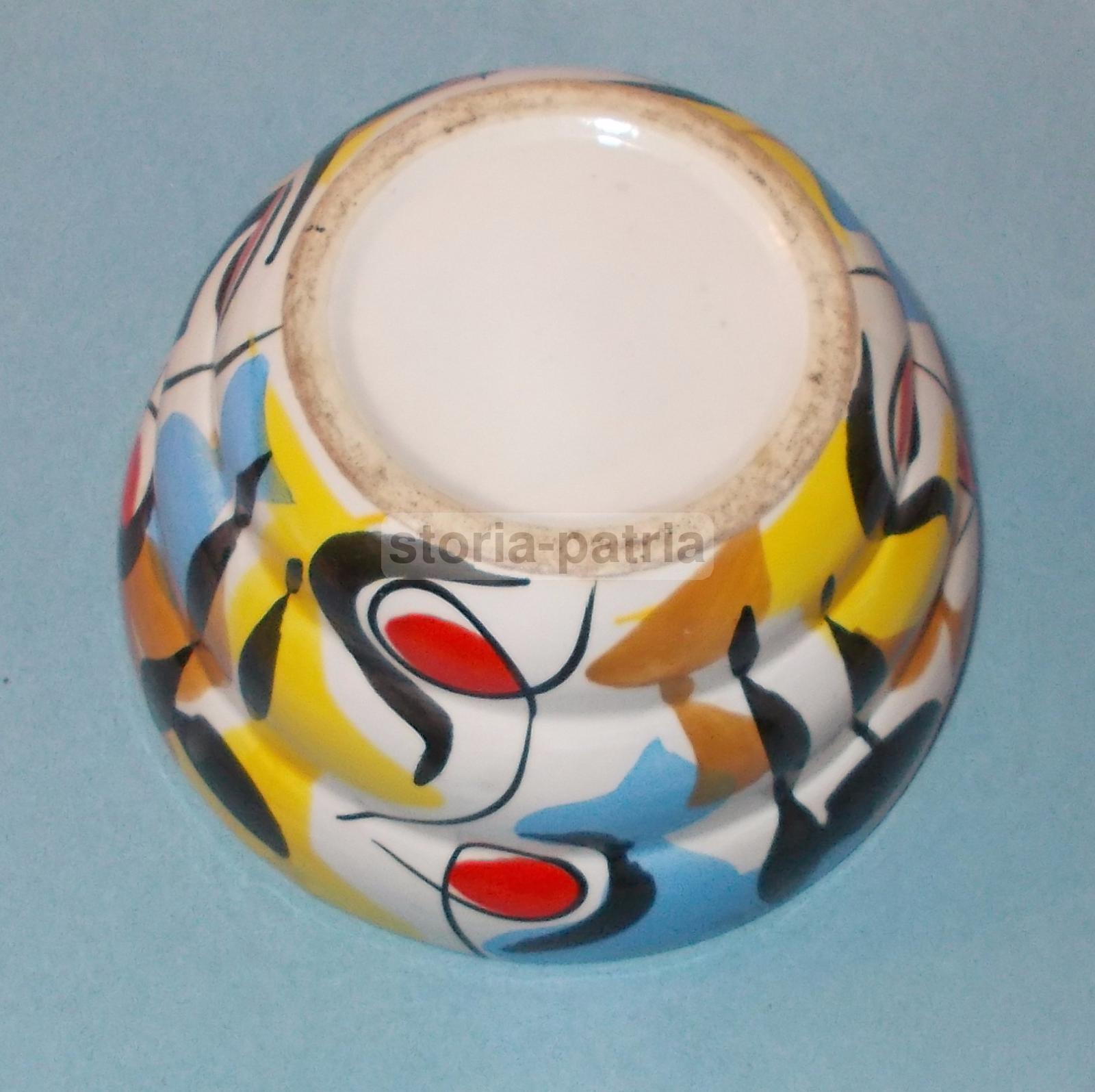 Soprammobile Decorativo, Piccolo Vaso Ciotola, Artistici E Vivaci Decori Informali immagine 5