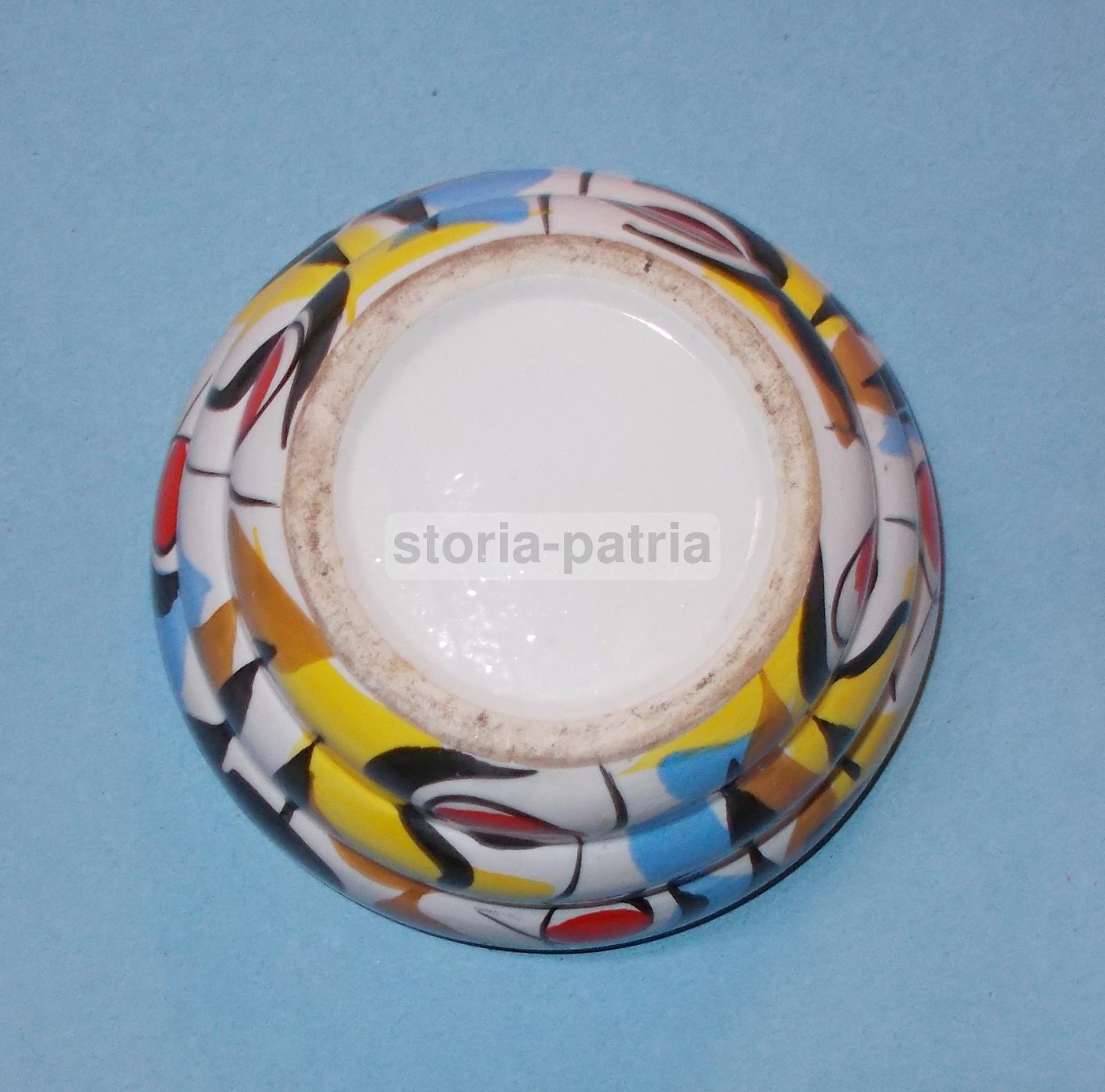 Soprammobile Decorativo, Piccolo Vaso Ciotola, Artistici E Vivaci Decori Informali immagine 6