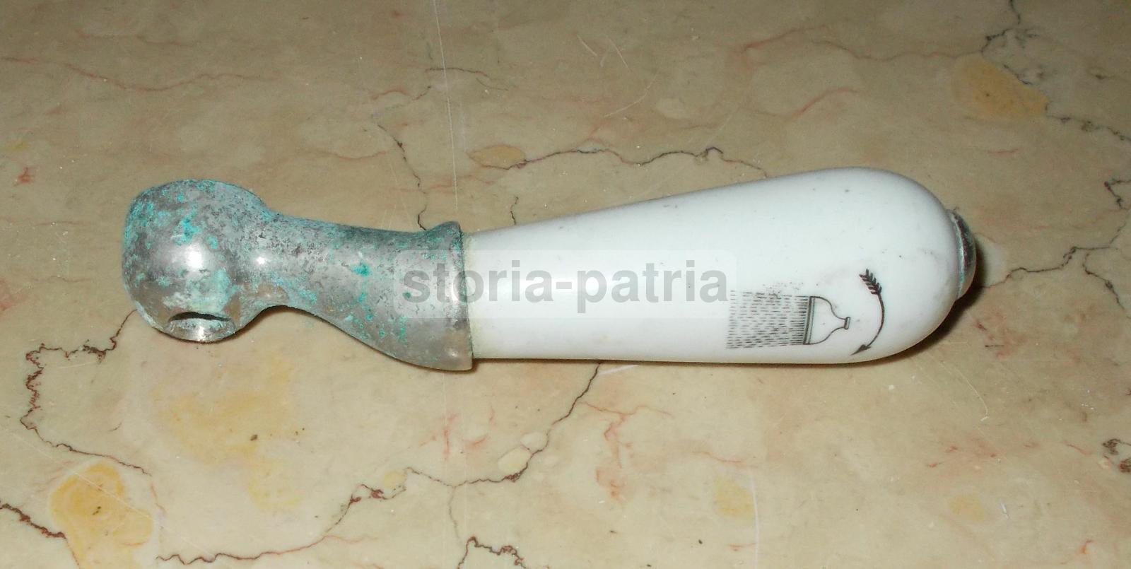 Tecnica, Idraulica, Sanitaria, Rubinetteria, Bagno, Maniglia d'Epoca, Porcellana, Utile immagine 4