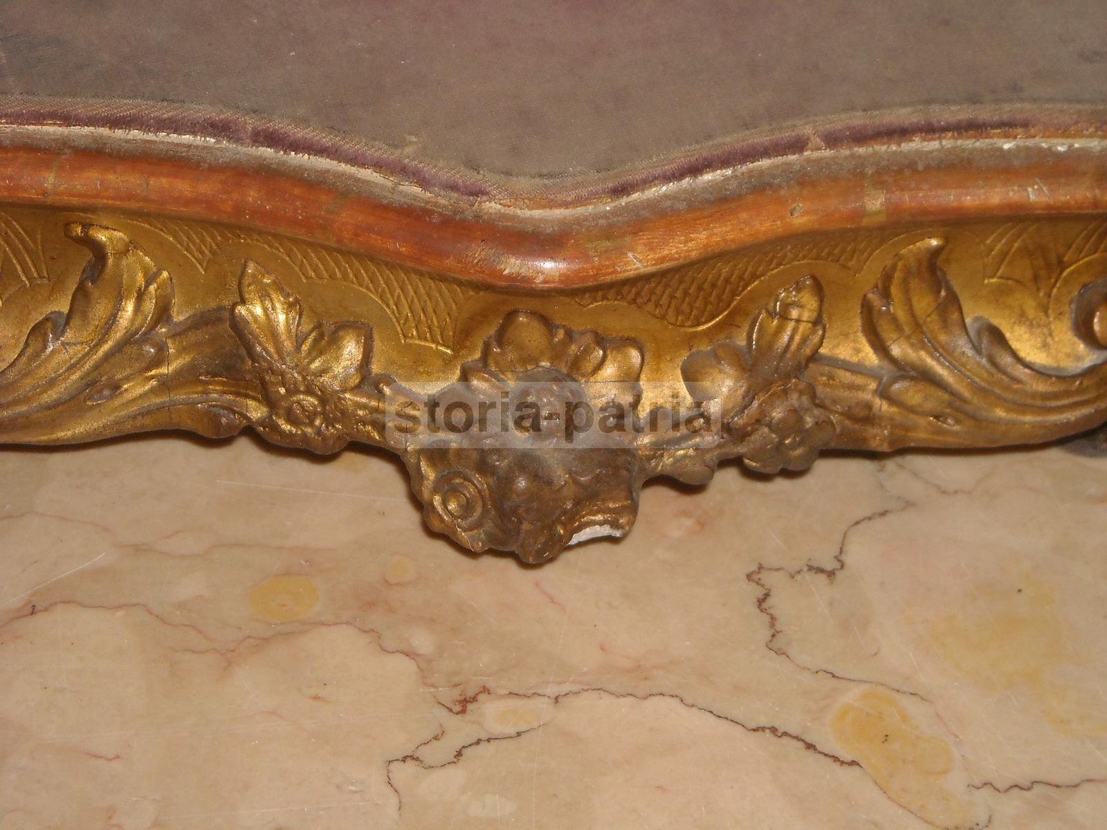 Utile E Decorativo Supporto, Antica Base, Fregi Dorati, Per Sculture O Porcellane immagine 11